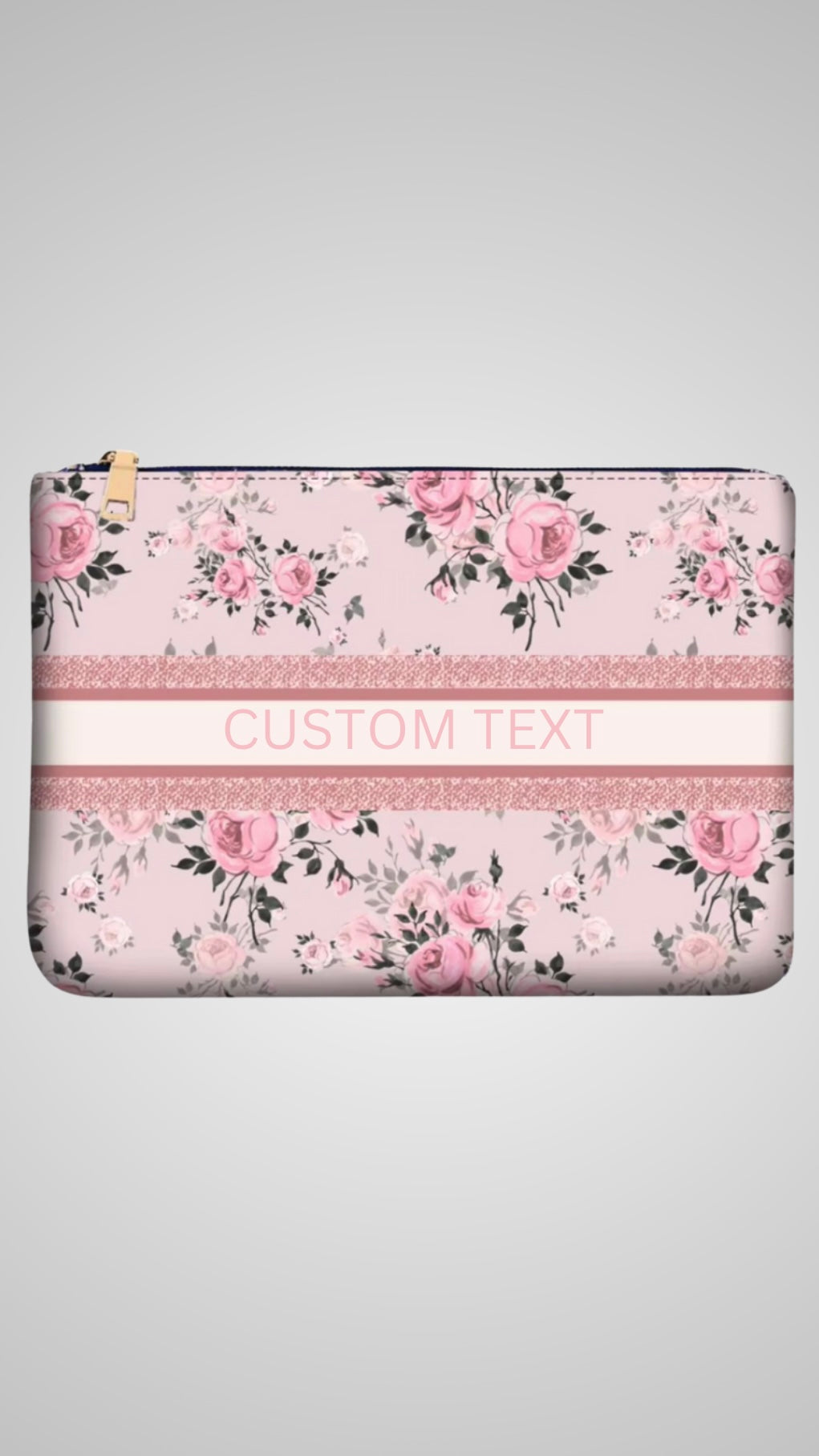 MyPlayClutch x Summer Loving pink roses pouch