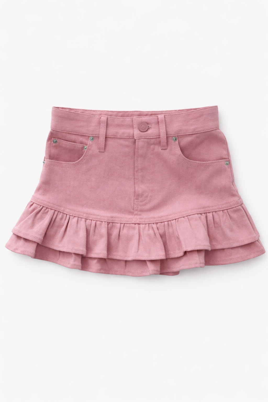 Denim Skirt Pink