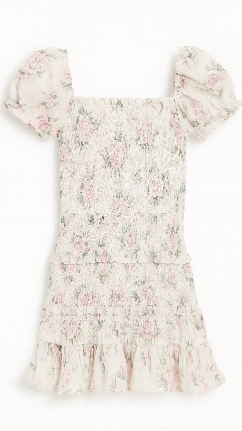 Milou Dress in Dusty Rose