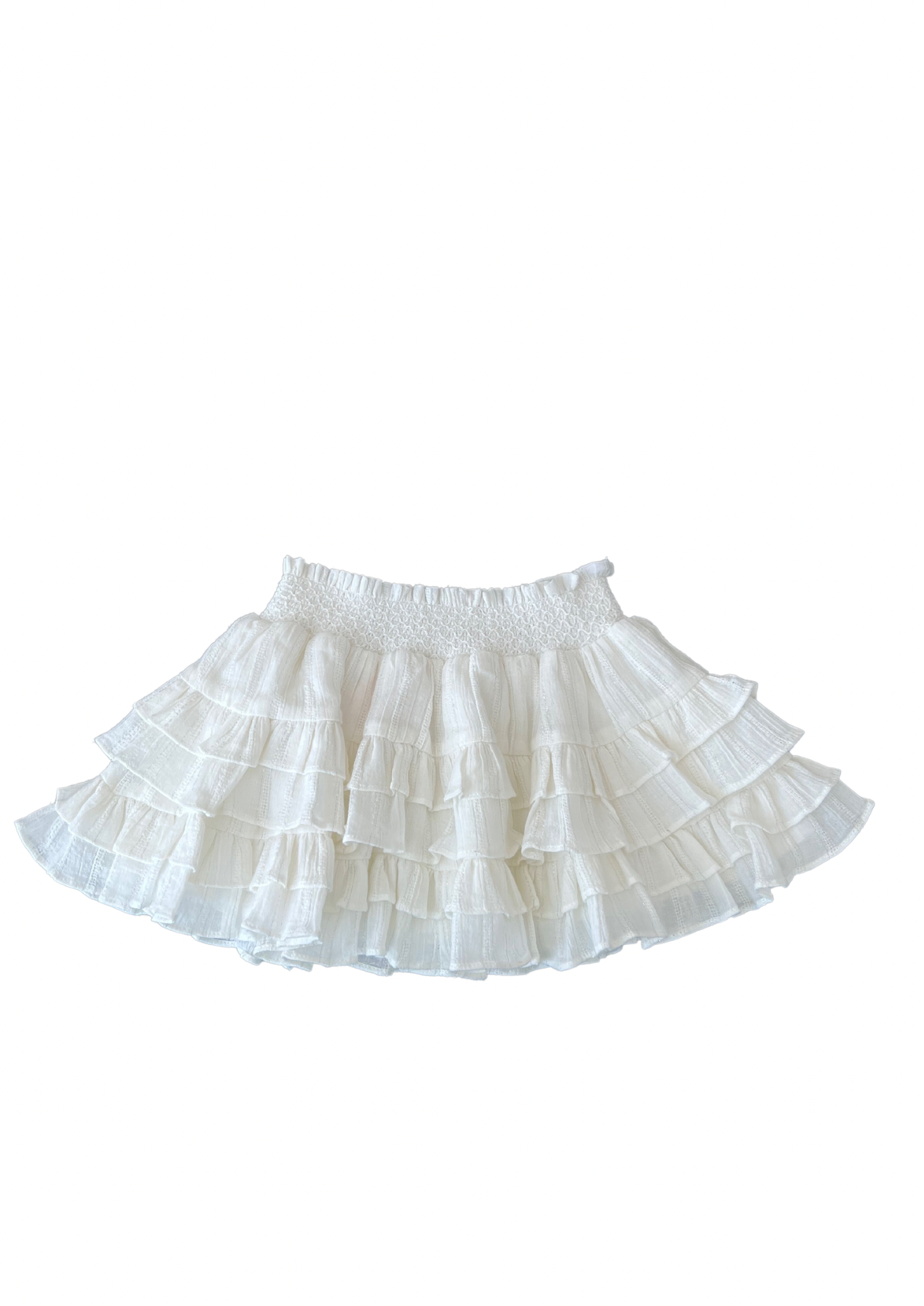 Saline skirt in white