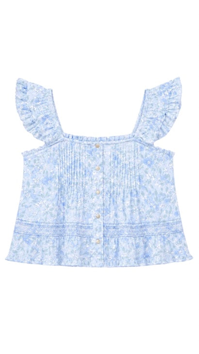 Saline Top Blue Posy