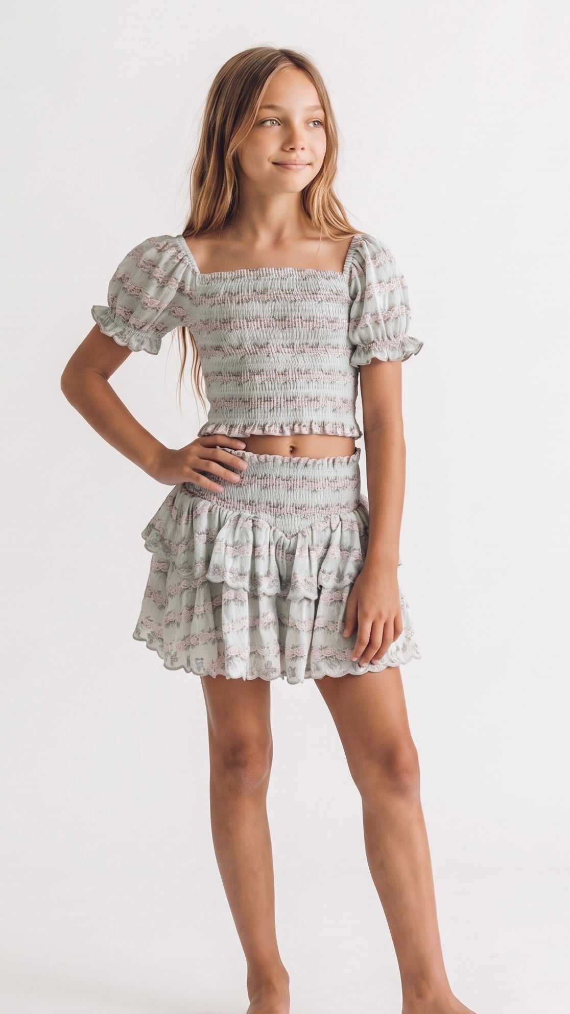 Eden Top in Petal Garland