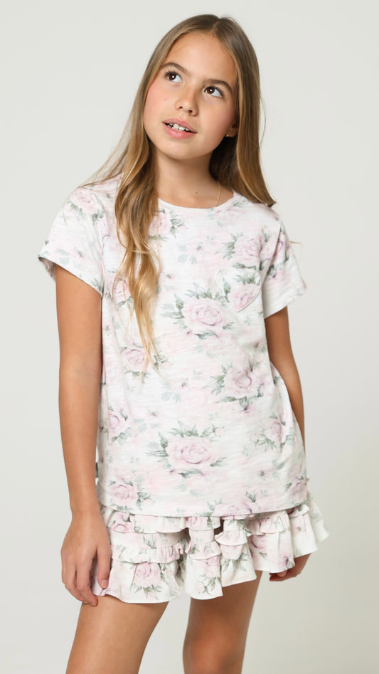T-shirt Dusty Rose