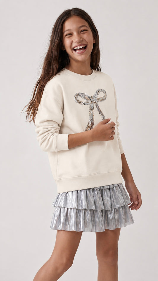 Epi Sweatshirt Sequin Bow