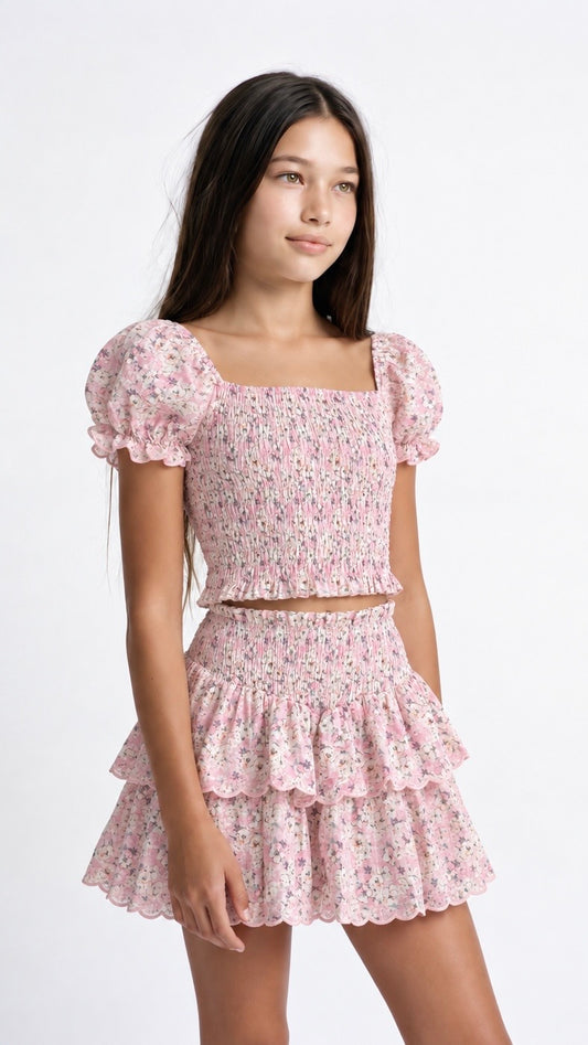 Eden Top Blush meadow Pink