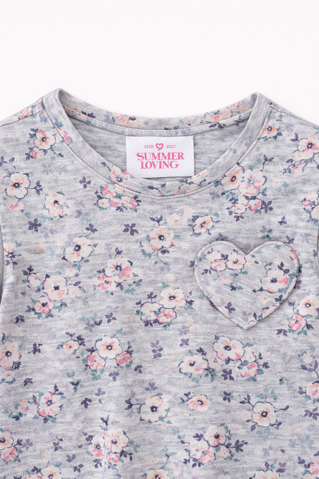 T-Shirt in Blush Meadow