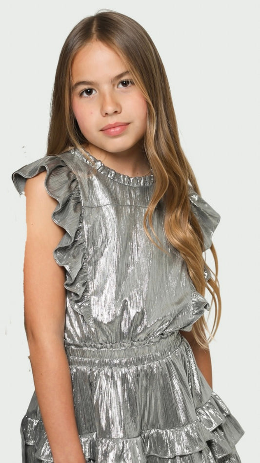 Gustavia Dress Silver