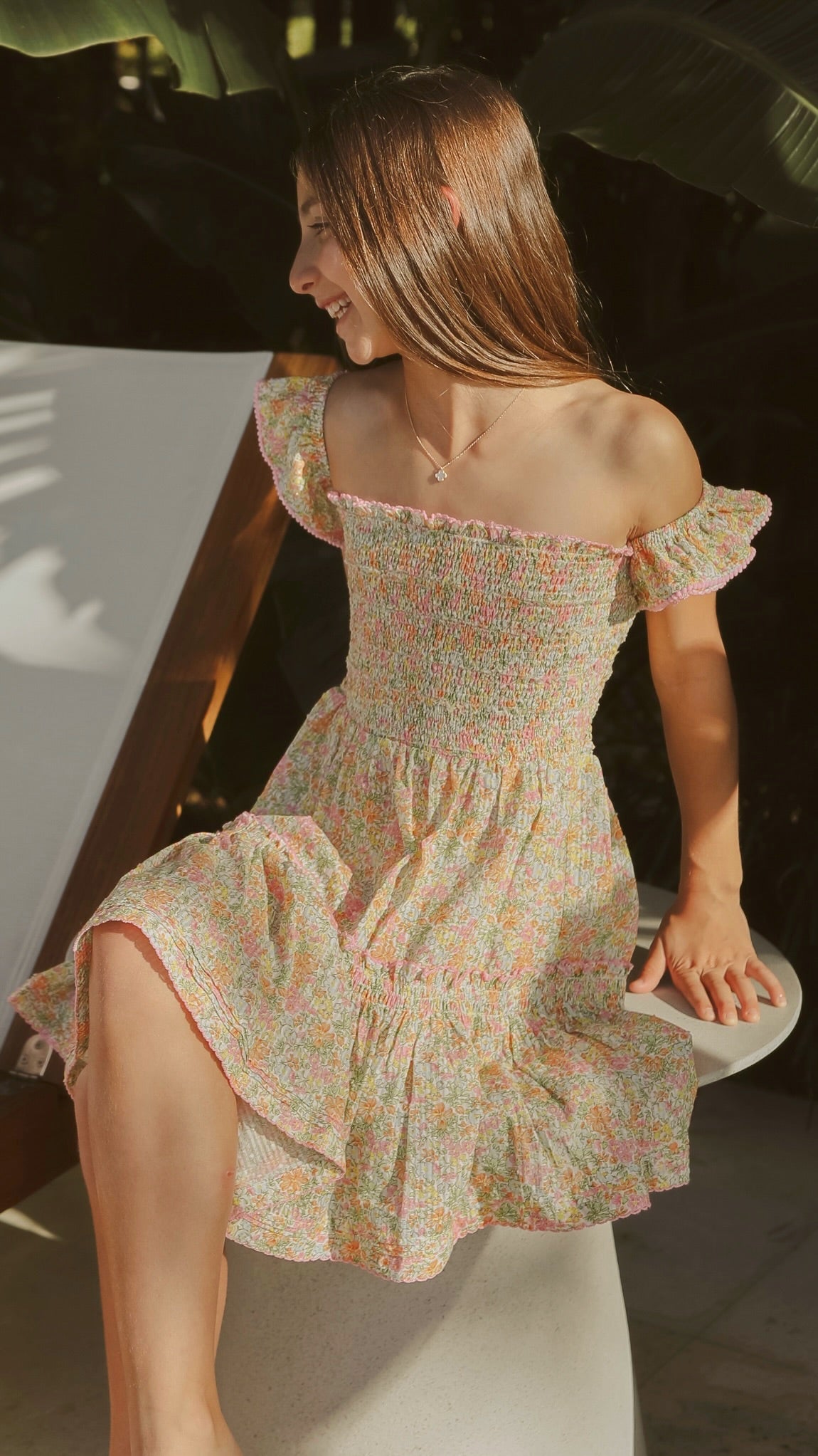 Stella Dress in Garden Sorbet