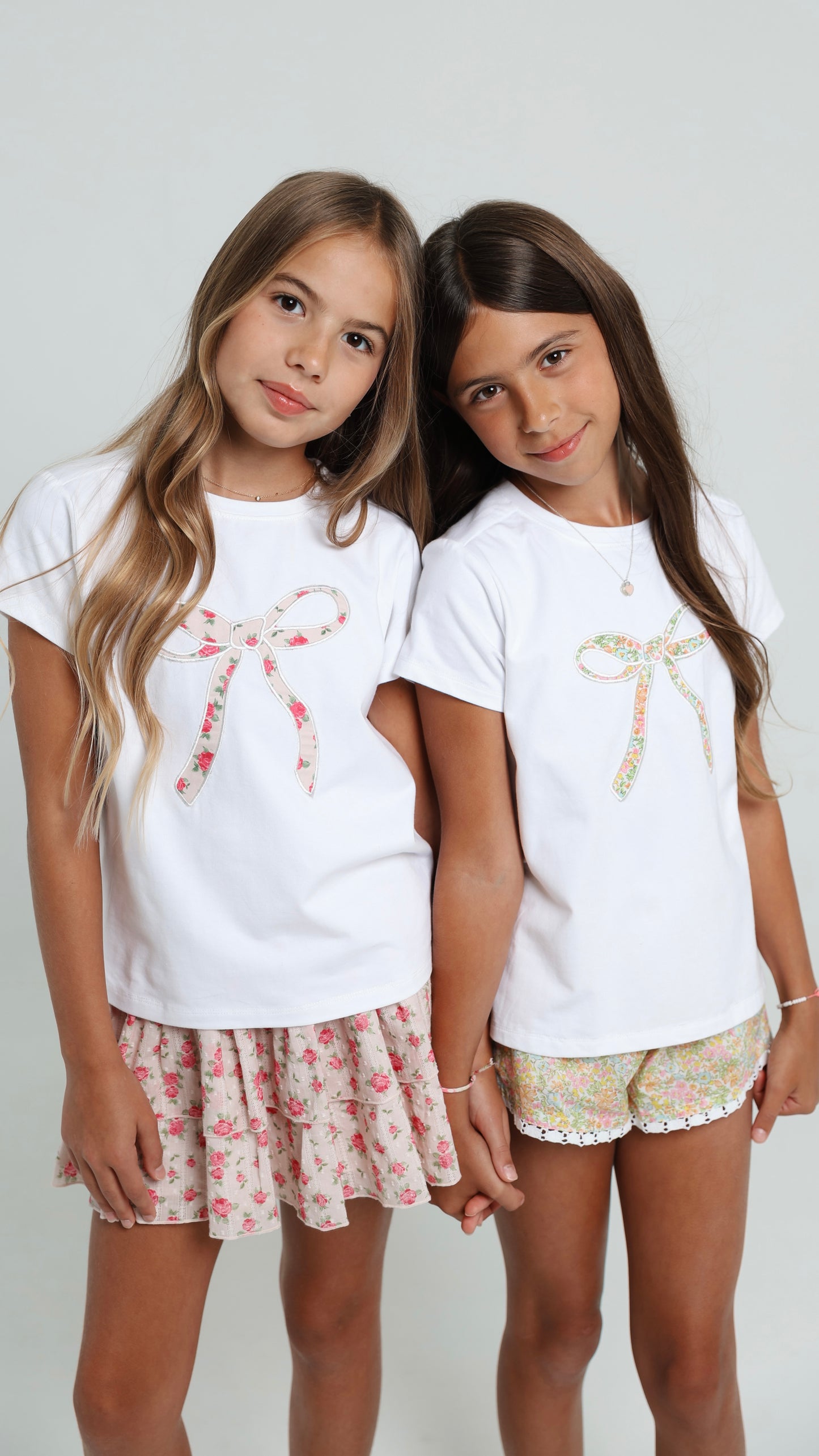 Bow T-Shirt in Petite Rose