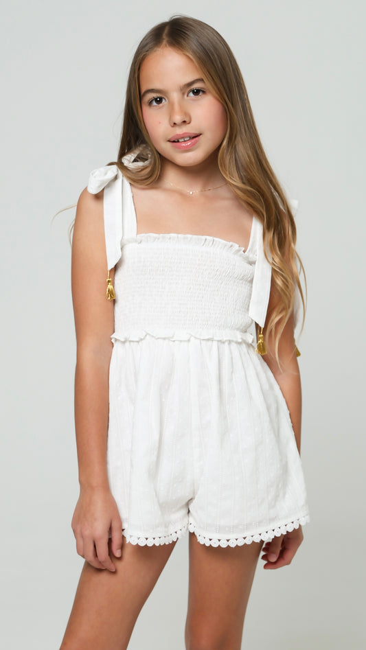 Shellona Romper white