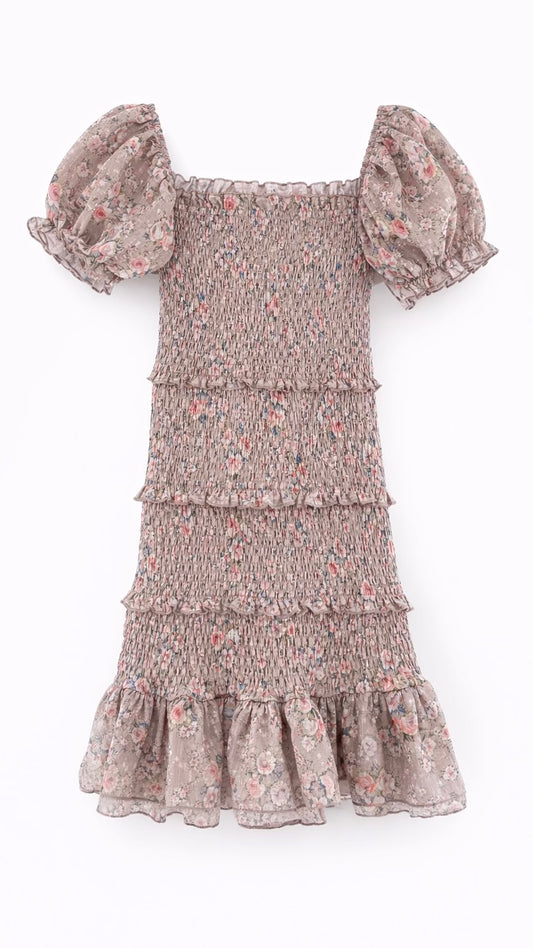 Milou Dress Petal Taupe