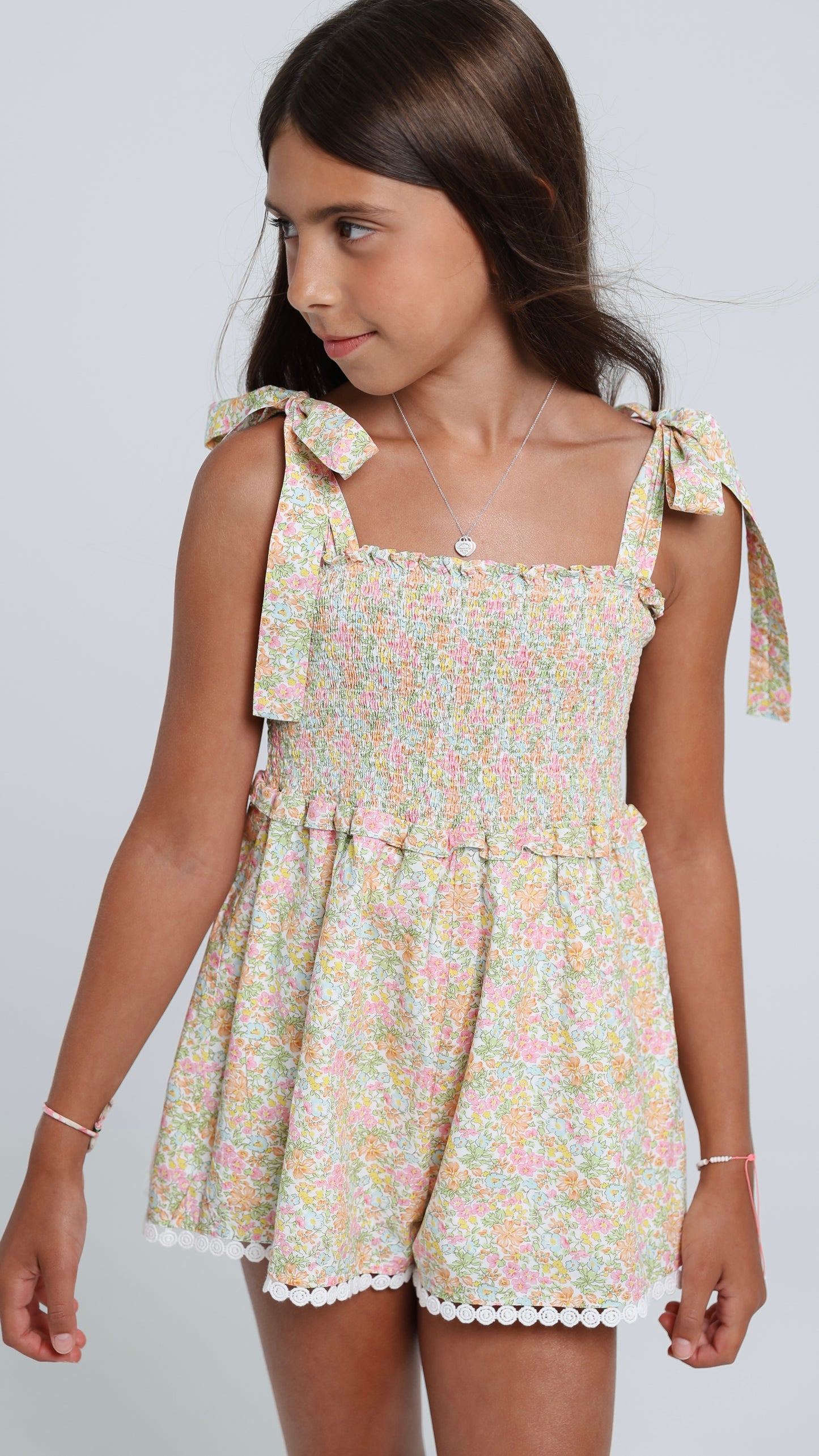 Shellona Romper in Garden Sorbet
