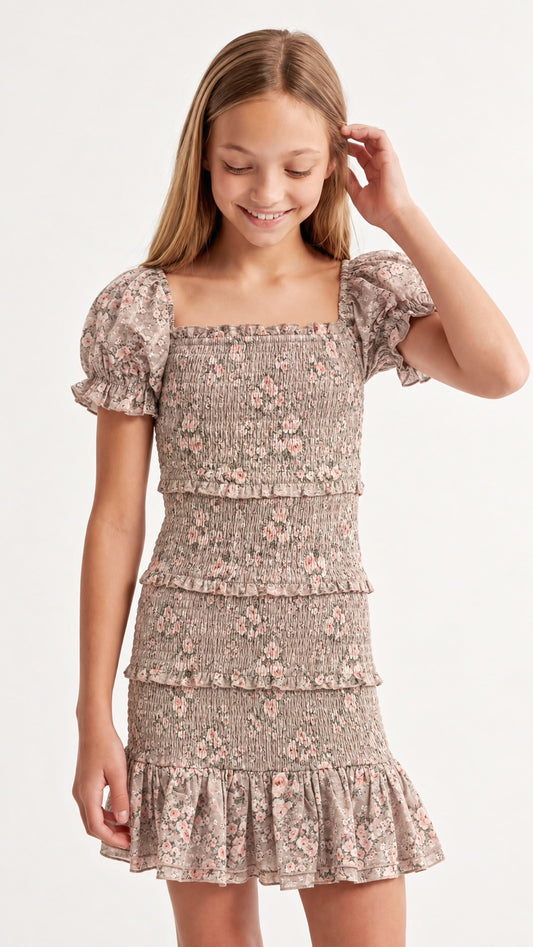 Milou Dress Petal Taupe