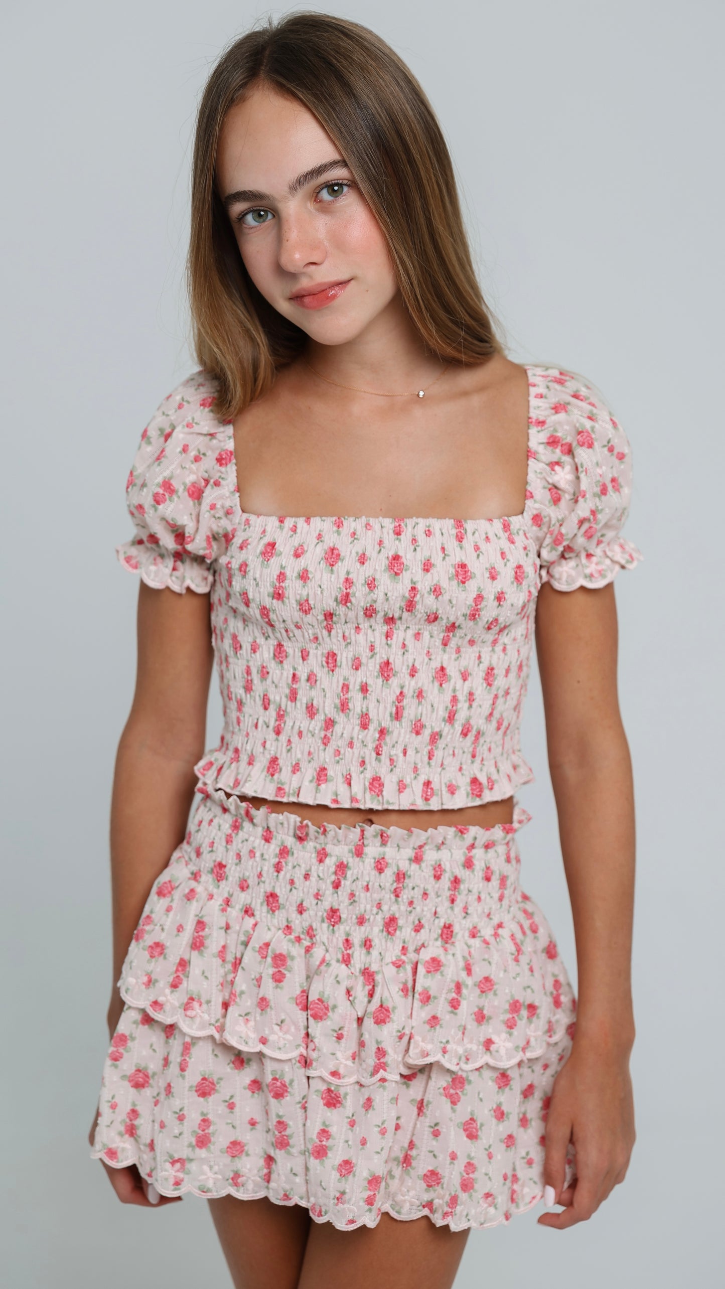 Edén Skirt in Petite Rose